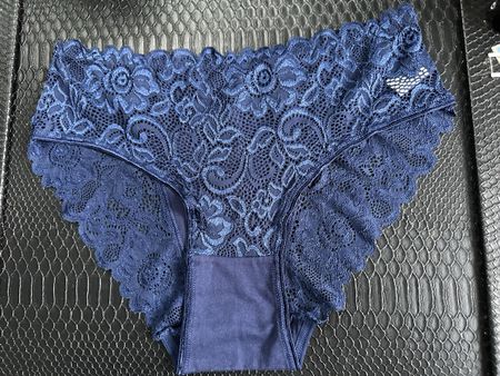 Dunkelblaue Spitzenslip,🌺❤️ Grösse M, neu und ungetragen