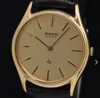 RADO Quartz Herrenarmbanduhr – Swiss Made – Vergoldet 