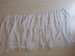 Helle, leichte Vorhang, Weiss mit dezentem Muster (Gleiter)