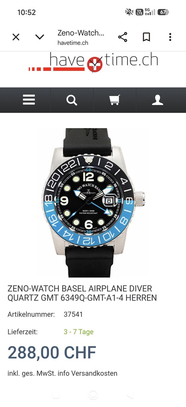 Zeno Uhren: Zeno watch Basel Chronograph  – Neu und originalverpackt aus Grenchen von bru_mdk8 3
