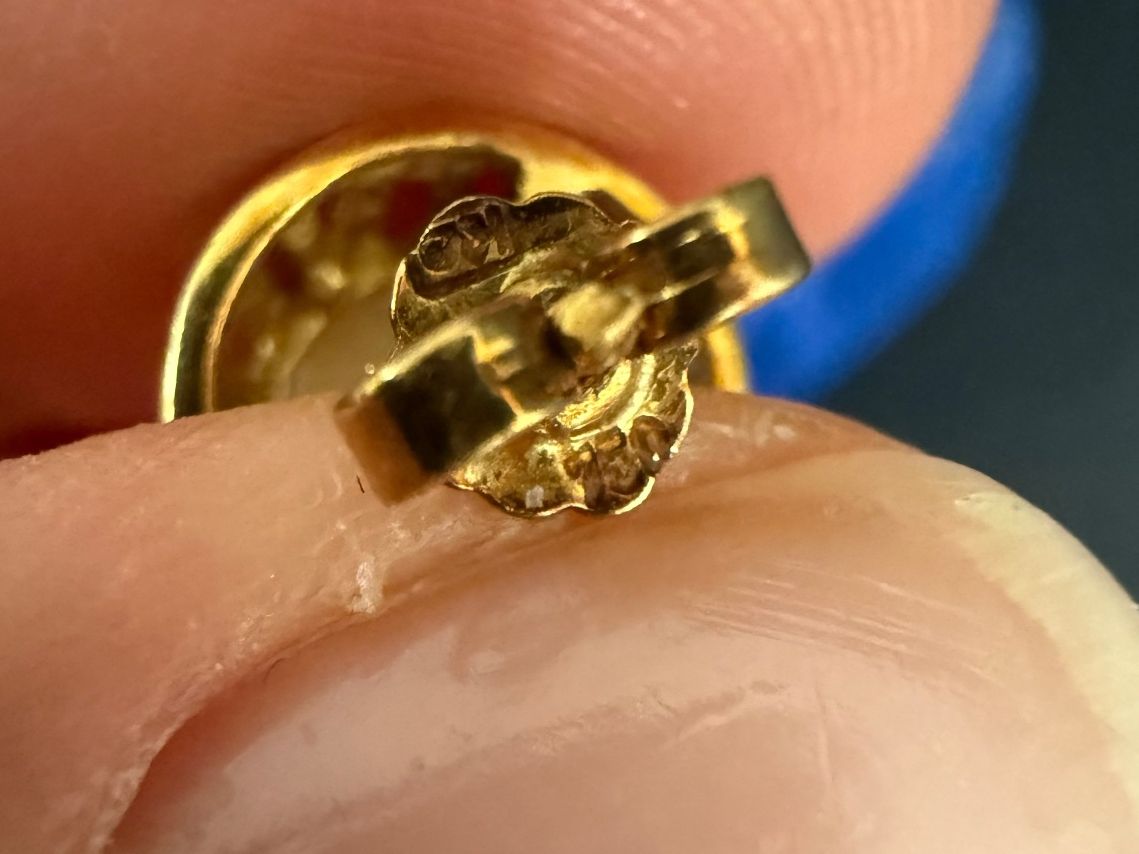 Orecchini pendenti & Orecchini a lobo: Gold Ohrstecker mit echten Opale 750, 18K – Usato da Spiegel b. Bern venduto da Rogger72 8