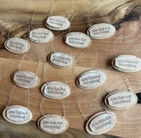 Geburtstagsschilder Holz Deko Shabby Chic Vintage