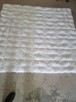 Duvet 200x210cm weiss 880g Daunen 90% guter Zustand