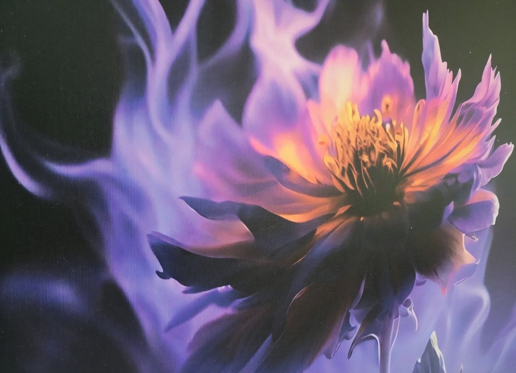 Foto & Immagini: Blumenbild  – Modernes Leinwandbild Wanddekoration – Nuovo (secondo la descrizione) da Tann venduto da WSD 1