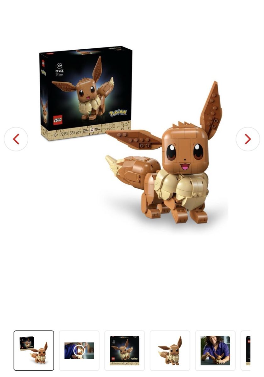 Lego Kit di costruzioni: LEGO Pokémon Evoli - 72151 – Nuovo e nell'imballaggio originale da Frutigen venduto da _.Anja.B._ 2