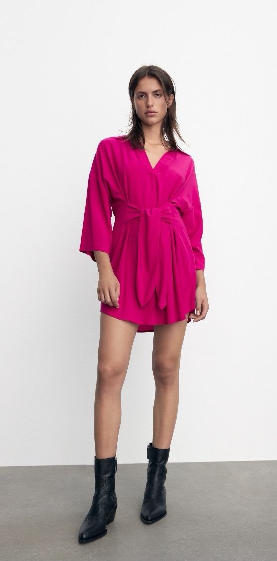 Zara Tuniche: Zara Kleid/Tunika, Pink, Grösse M – Usato da Aesch ZH venduto da _tigerlily_ 1