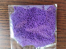 Preciosa Rocailles Glasperlen Perles neu NEON in lila violet