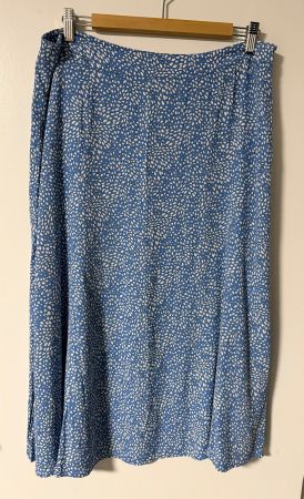 Sommer Rock von Esprit, Grösse 42, Blau mit Muster
