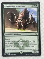 MTG Sandsteppe Mastodon FRF 137 Englisch Rare