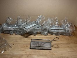 10 Servier Frittier Körbe NEU
