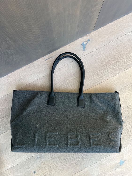 Liebeskind Berlin Big Shopper Chelsea L Filzoptik Grau