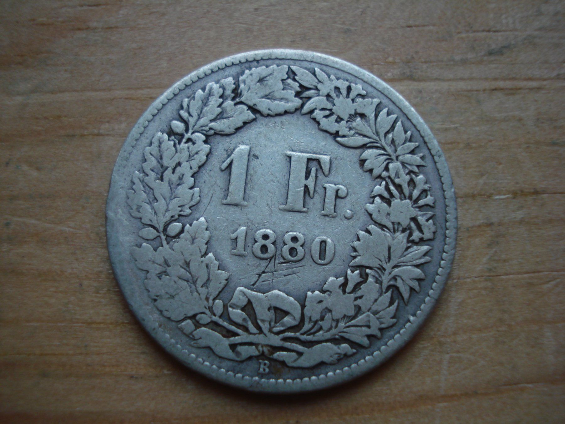 Tutti le monete: (N) 1 Franken 1880 – Usato da Erlach venduto da Net-Coins
