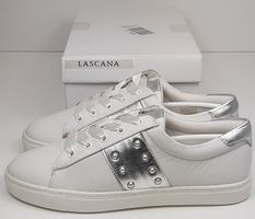 LASCANA Sneaker Schnürhalbschuh mit Perlen Gr. 37