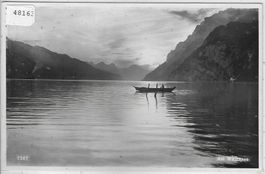 Am Walensee mit Fischerboot