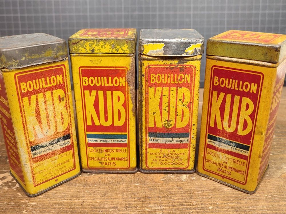 Ancienne Boite Bouillon Kub en l'Etat - Label Emmaüs