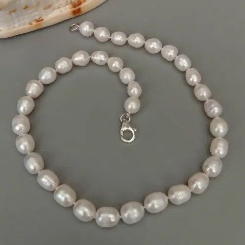 Catenine: Weiss Lua Perlen Kette Echt 1.2 cm Collier Perle Halskette – Nuovo (secondo la descrizione) da Prilly venduto da ilyria73