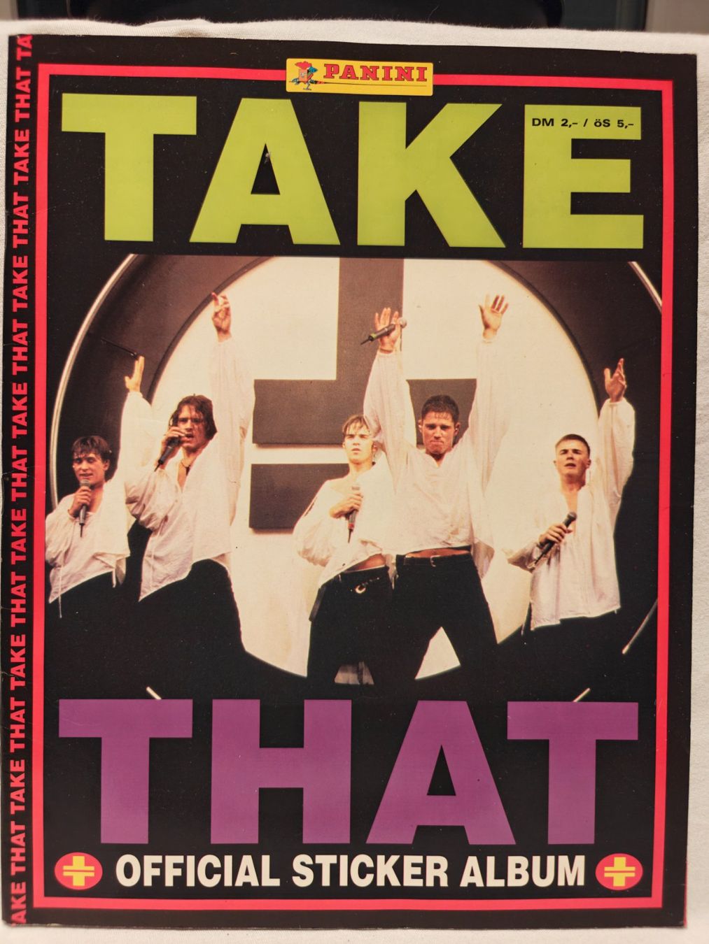 Panini Album: Panini Stickeralbum Take That 1994 – Usato da Gutenswil venduto da Vulcano21