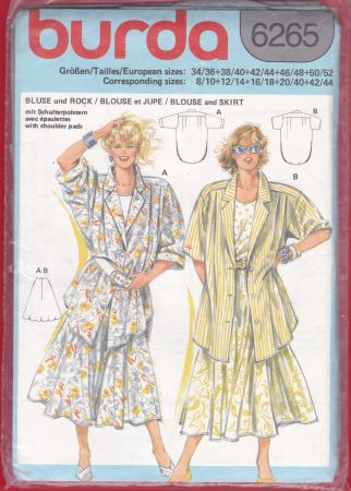 BURDA SCHNITTMUSTER, 6265