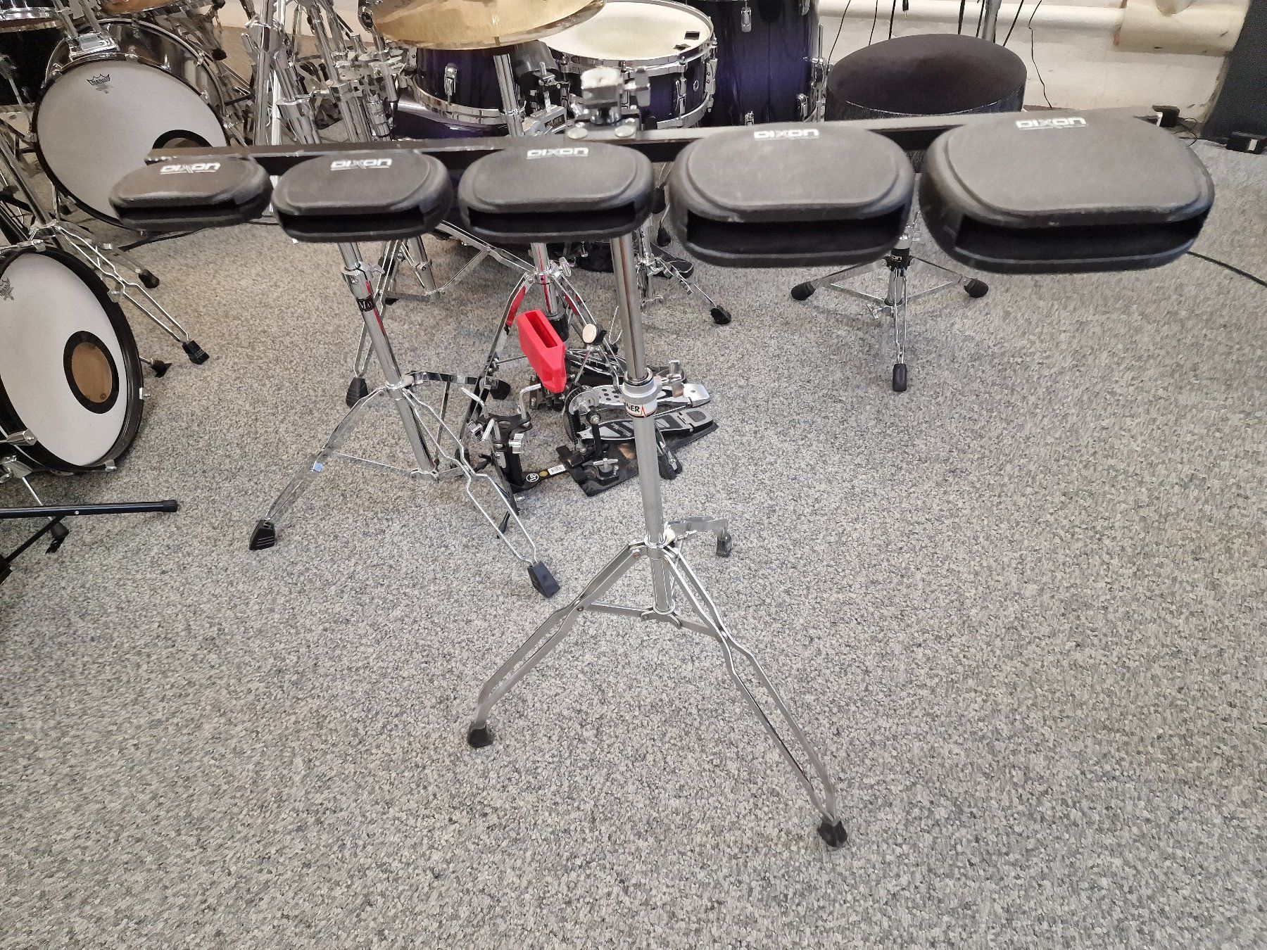 Musikinstrumente: Jam-Block Set Dixon mit Ständer; 5-teilig – Gebraucht aus Buch am Irchel von SchurikSumo