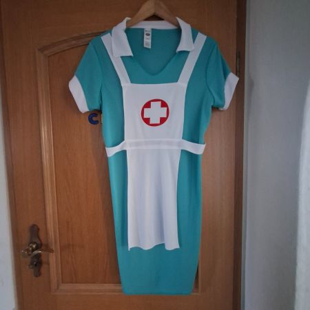 Damen Fasnachtskostüm "Krankenschwester", Gr. M, 3Tlg.