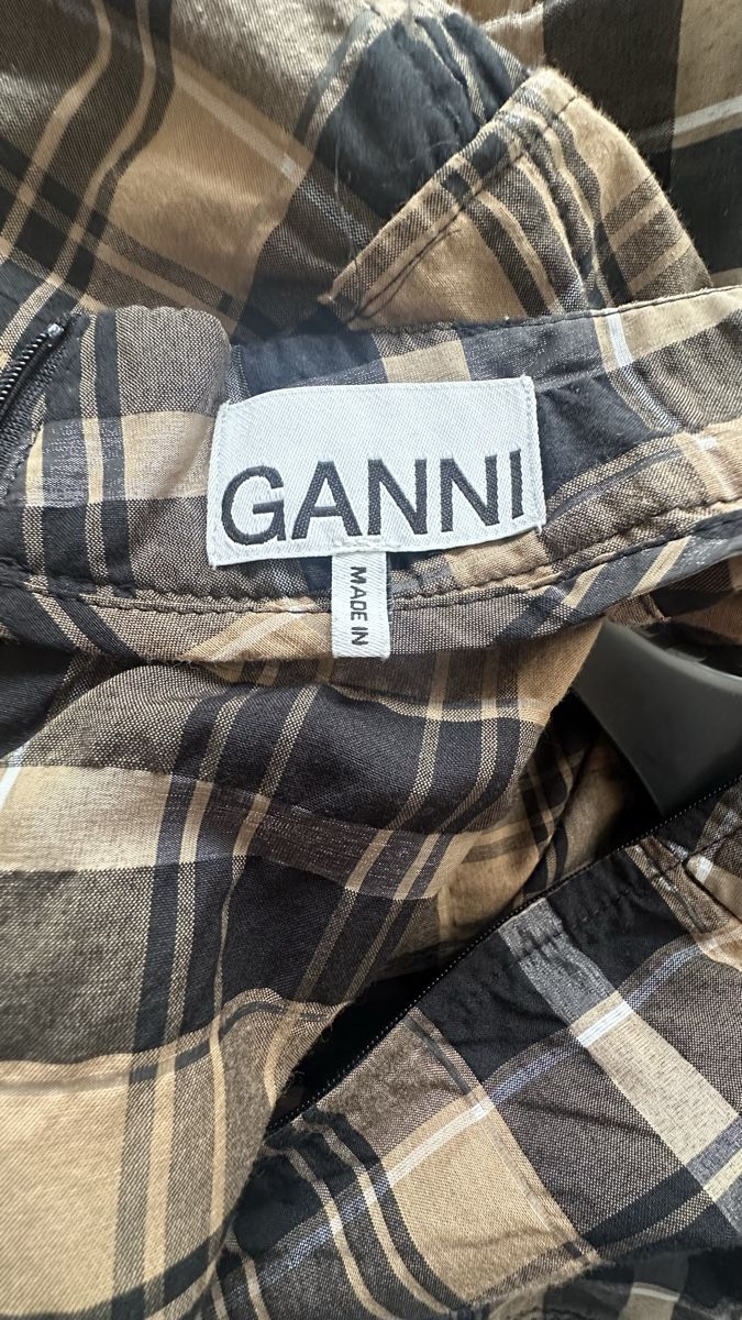 Ganni Camicette: GANNI Checkered Blouse Size 36. – Usato da Luzern venduto da ida_hv2y 2