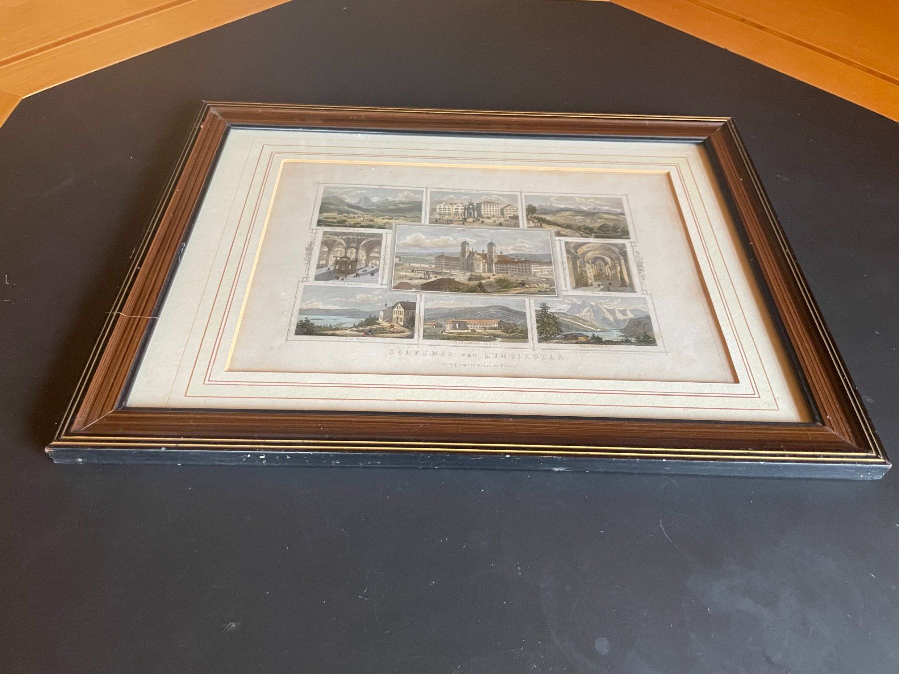 Incisioni: Souvenir von Einsiedeln Stahlstich – Usato da Zürich venduto da Sushinder 2