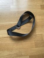 Ceinture noire élégante avec boucle argentée - neuf!