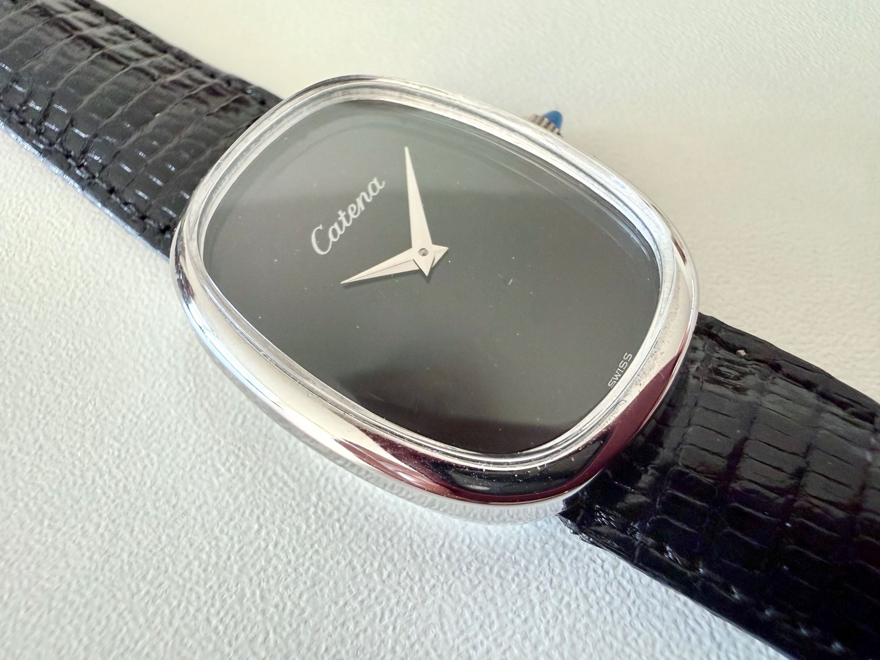 Orologi: CATENA "Ellipse" type, Plaqué or blanc, Mechanical, Swiss – Nuovo e nell'imballaggio originale da Le Mont-sur-Lausanne venduto da LycaGallery 2