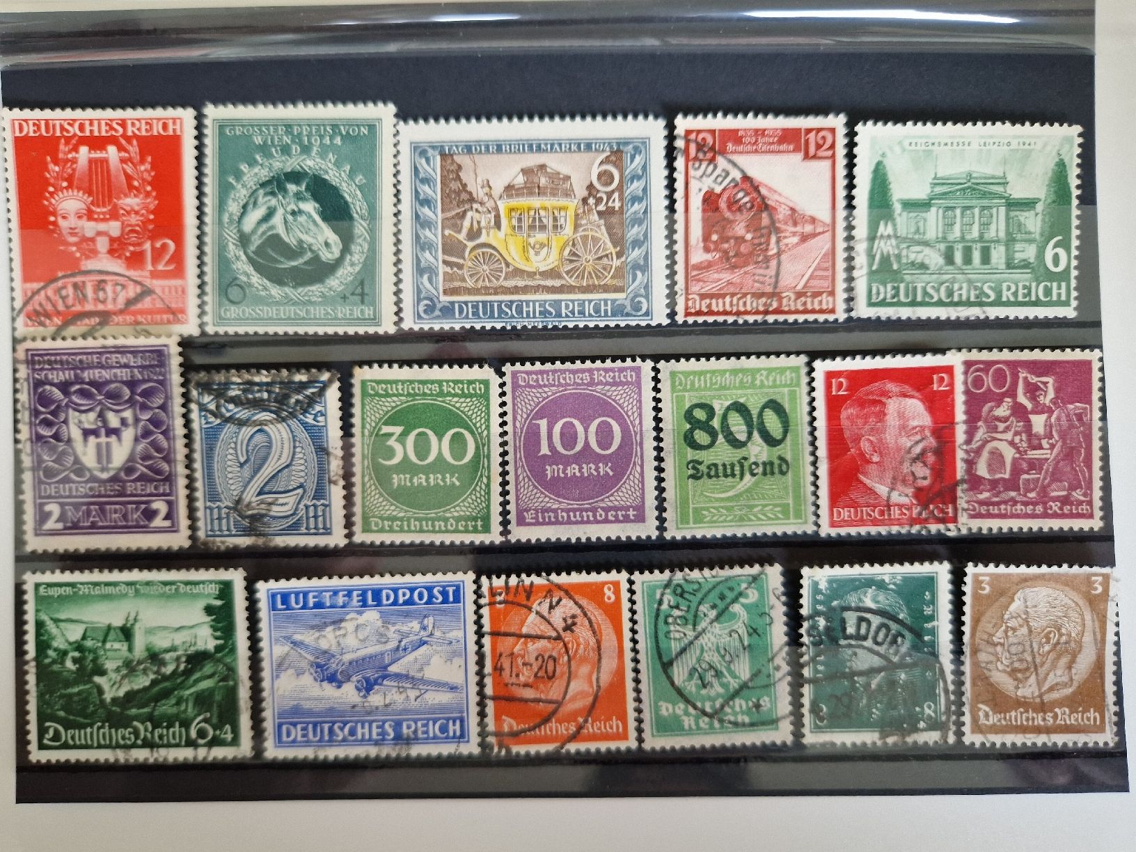 Alle Briefmarken: Deutsches Reich Briefmarken – Gebraucht aus St. Gallen von Enrico_SG