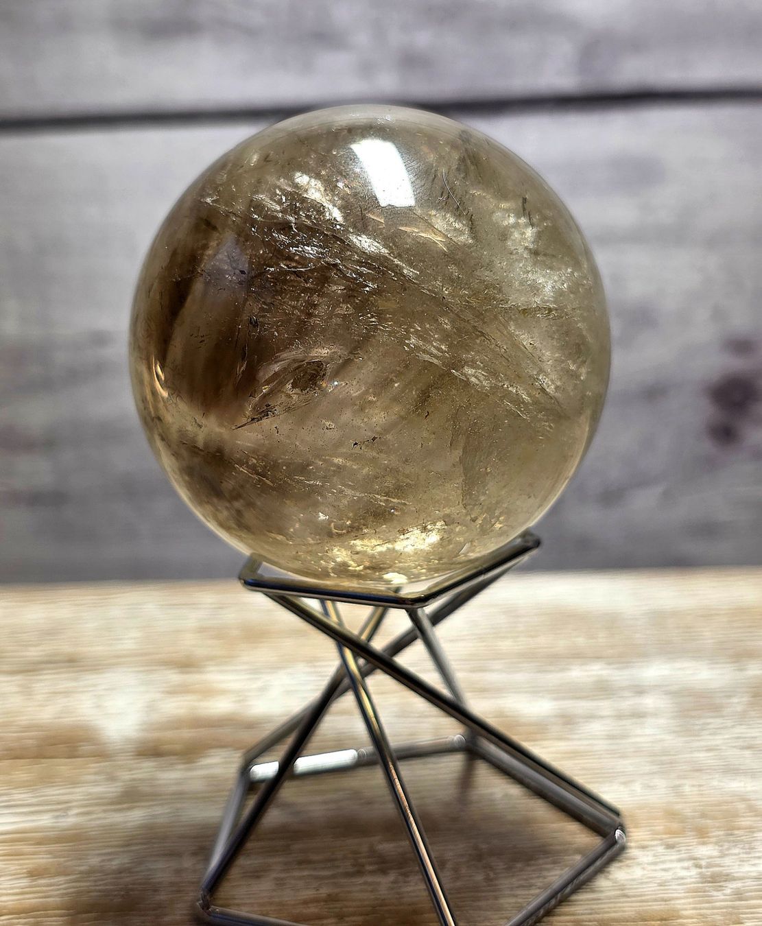 Mineralien & Heilsteine: Rauchquarz Kugel 58mm 260g – Neu (gemäss Beschreibung) aus Matzingen von Shay_Crystalz