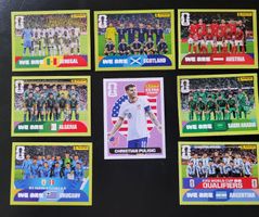 Panini stickers coupe du monde 2026 FR LOT DE 8 cartes 
