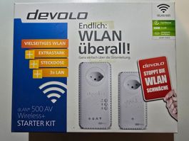 devolo dLAN 500 AV Wireless+ Starter Kit – Adapter Set