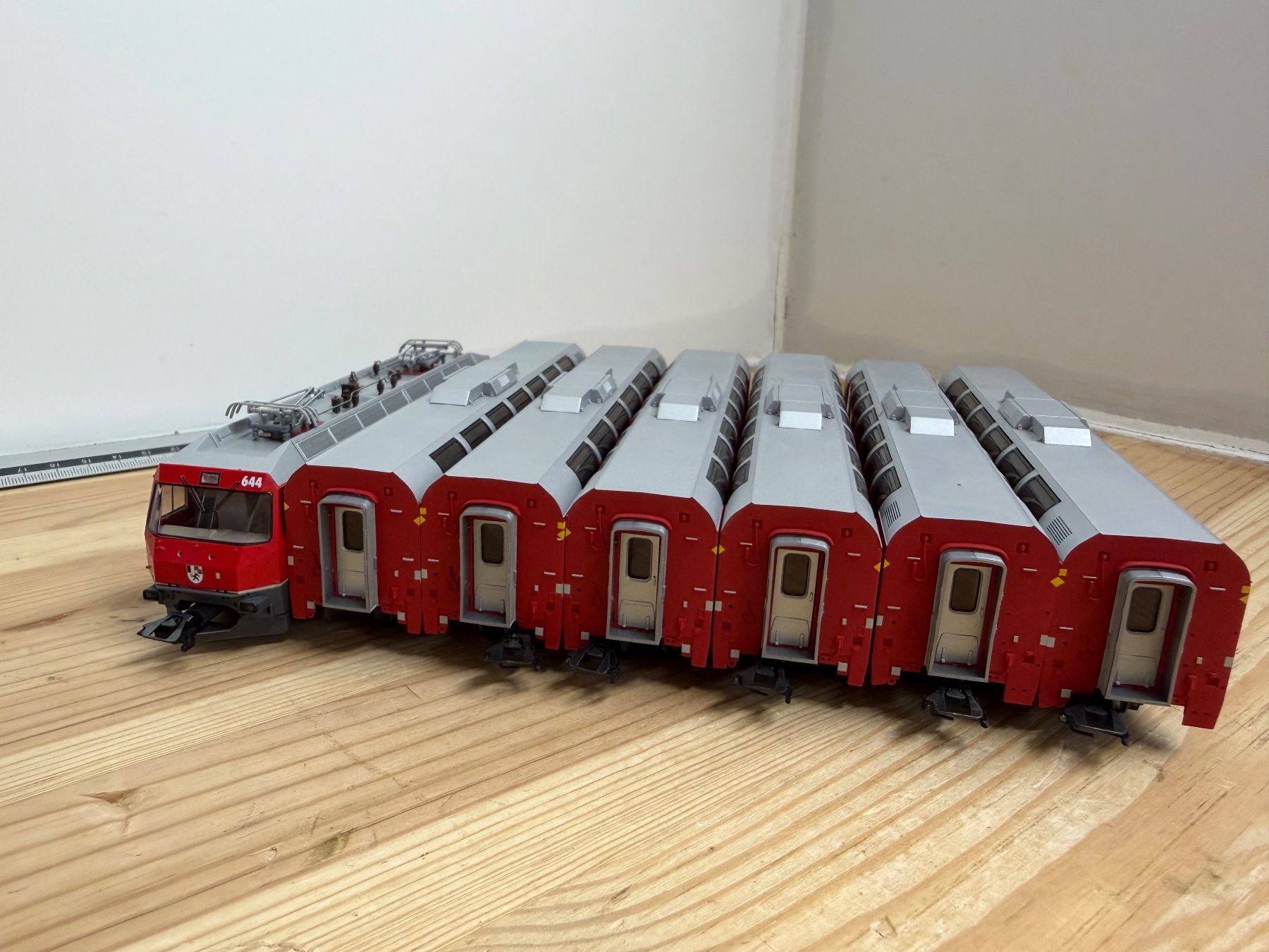 Bemo Modellini di ferrovie: Bemo KomplettZug Digital Bernina Express – Usato da Büsserach venduto da ModellbahnDepot 5