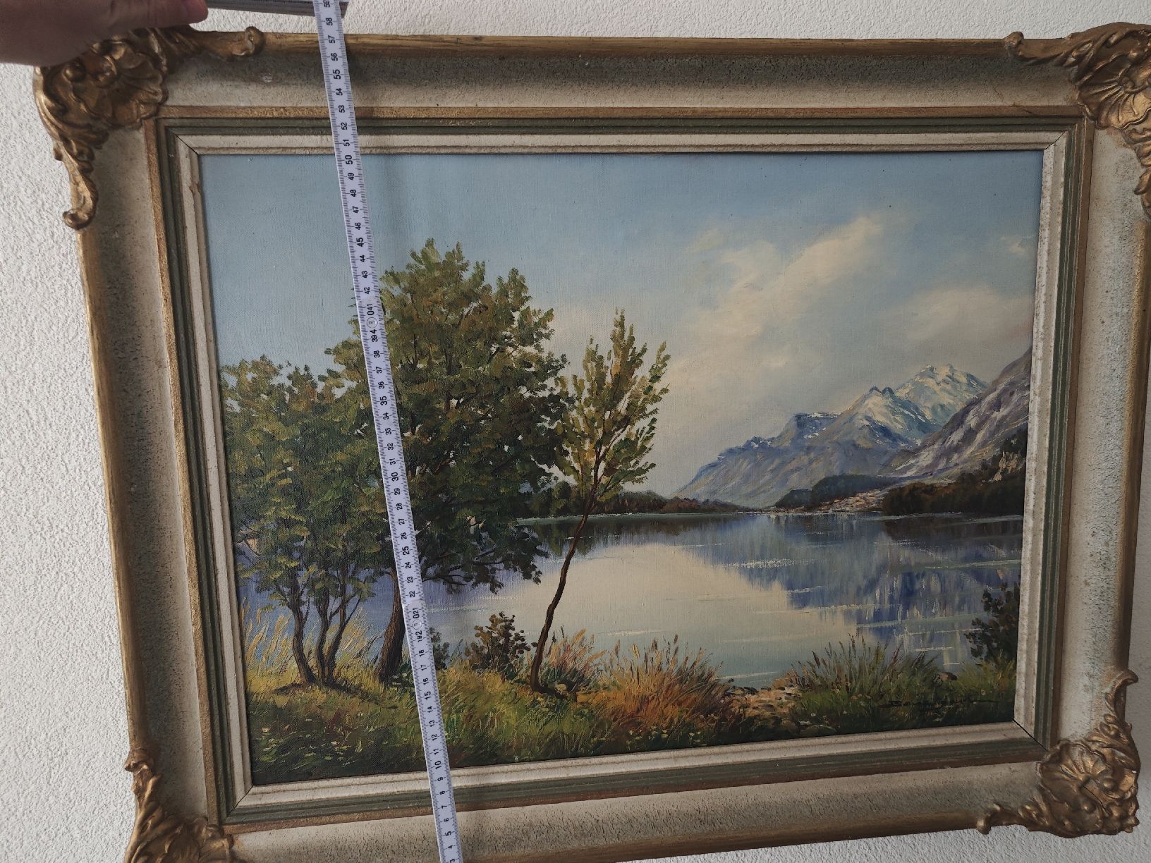 Dipinti: Ölgemälde Schweizer Landschaft, 57 x 72 – Usato da Zürich venduto da 456666 2