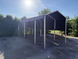 3 x 7,5 m Wohnwagen Unterstand Zelt 