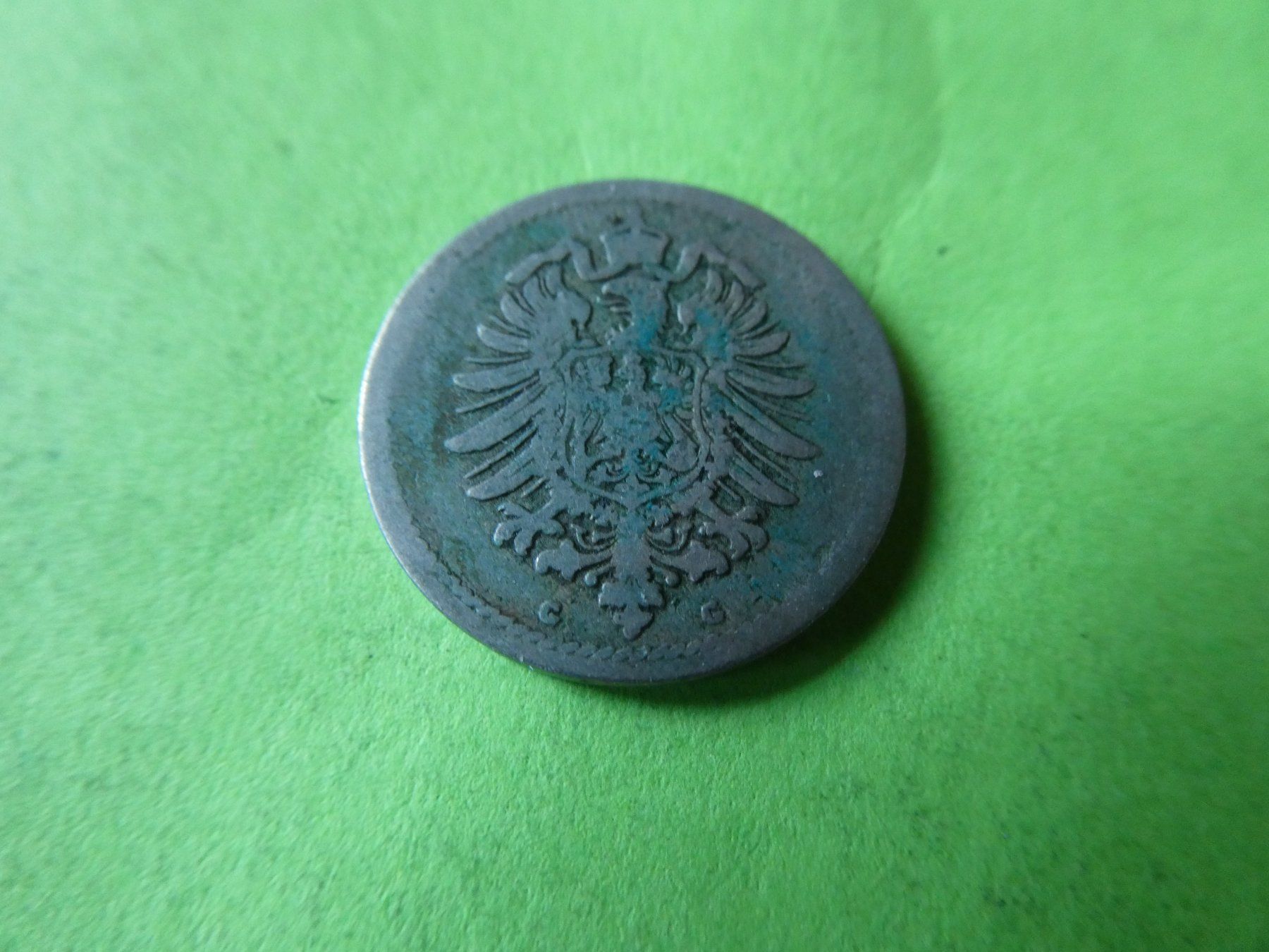 Tutti le monete: Dt. Reich 1874 C, 5 Pfennig – Usato da Hinterforst venduto da Rohusri 1