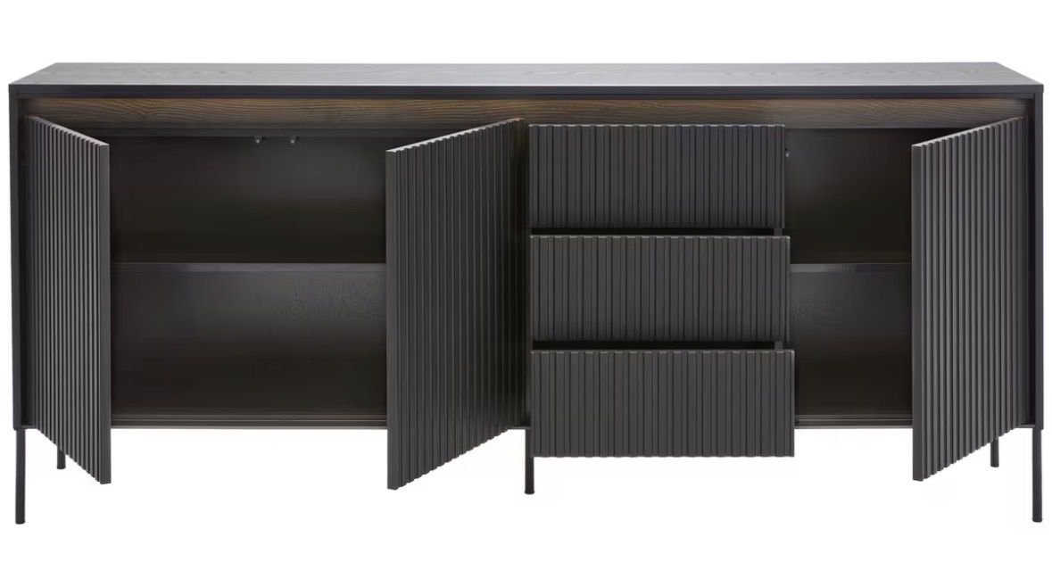 Cassettiere: Sideboard schwarz mit Beleuchtung gebraucht – Usato da Staufen venduto da ale_z6yr 1
