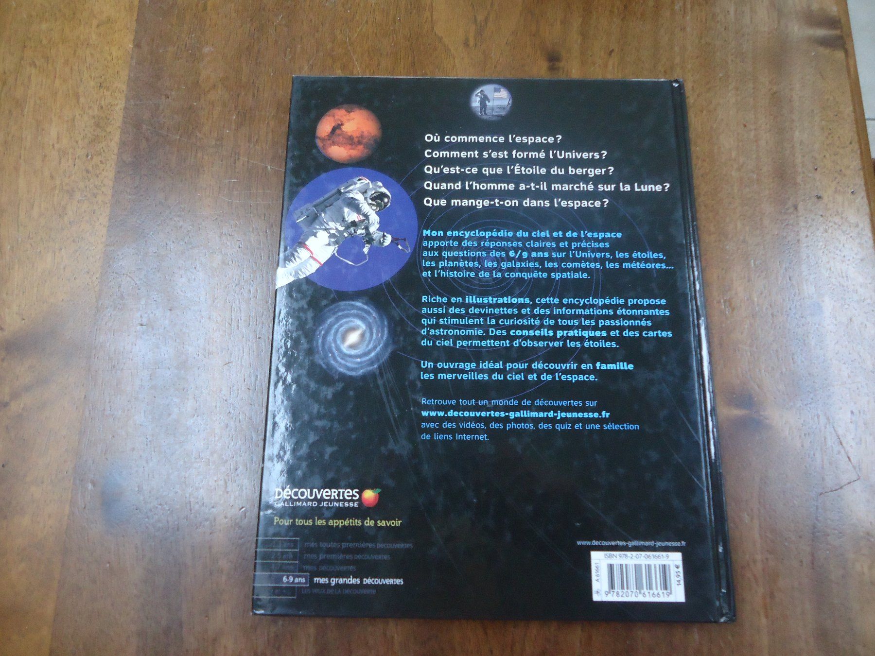 Libri: Mon encyclopédie du ciel et de l'espace – Usato da Vessy venduto da bm.par 1