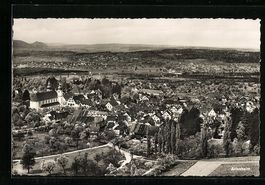 Arlesheim, Ortsansicht mit Fernblick aus