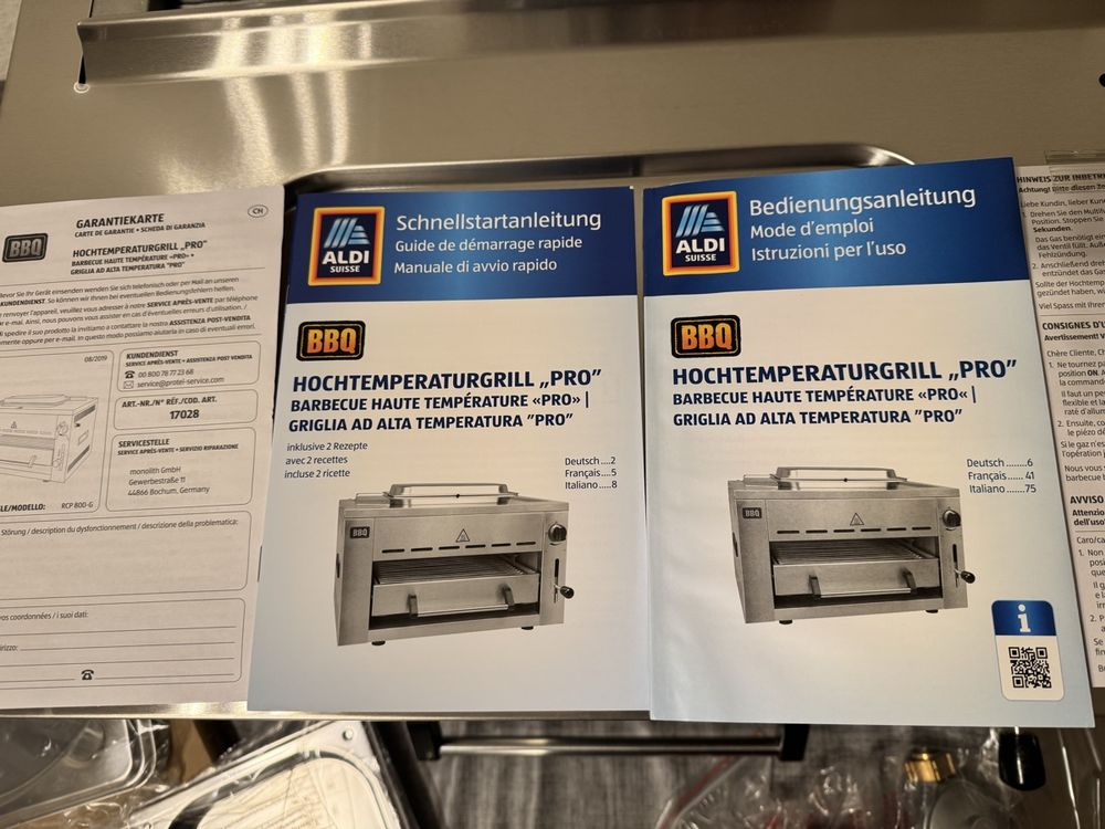 BBQ Hochtemperaturgrill "PRO" - Neu 5