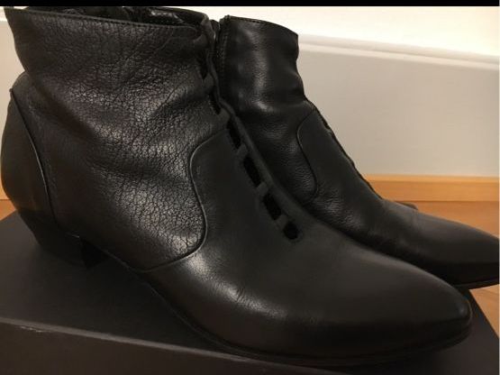 Scarpe da donna: INK - Stiefelette-Ankelboots - schwarz - Echtleder – Nuovo (secondo la descrizione) da Bern venduto da Leppi2