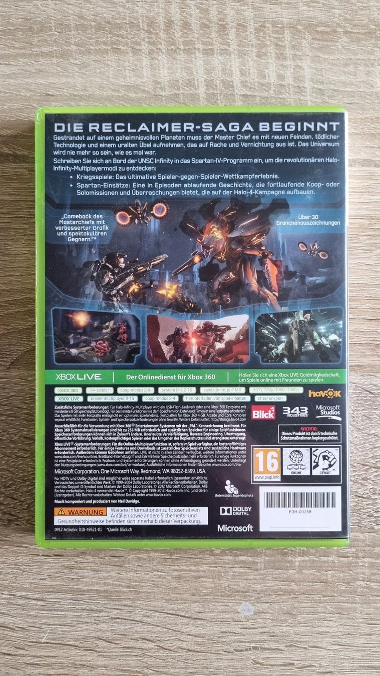 Giochi: Halo 4 Xbox 360 – Usato da Hagenbuch ZH venduto da lecterr55 2