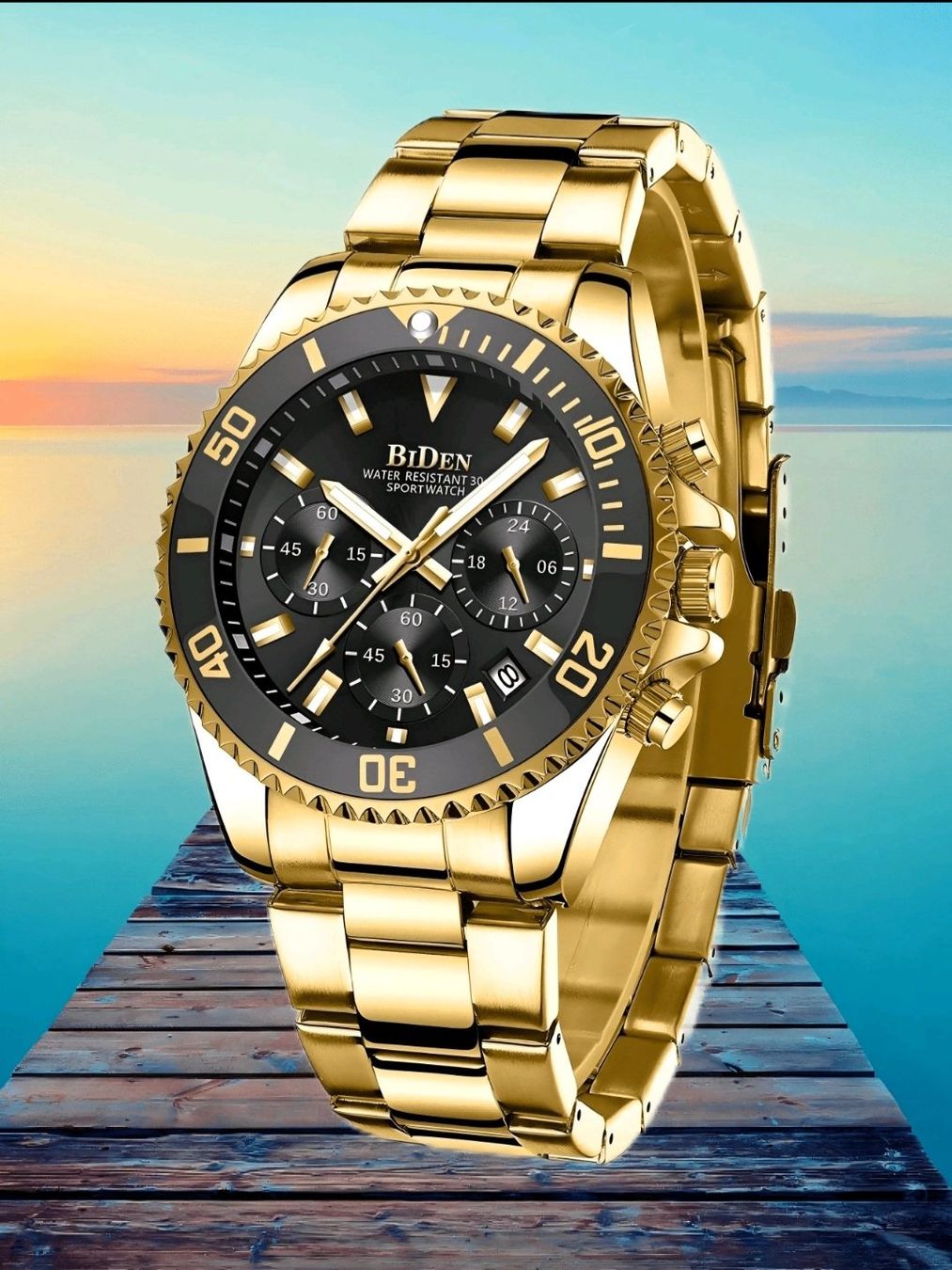 Uhren: Montre Biden Dorée - Élégance et Performance assurées! – Gebraucht aus Monthey von 187-zeroo 7
