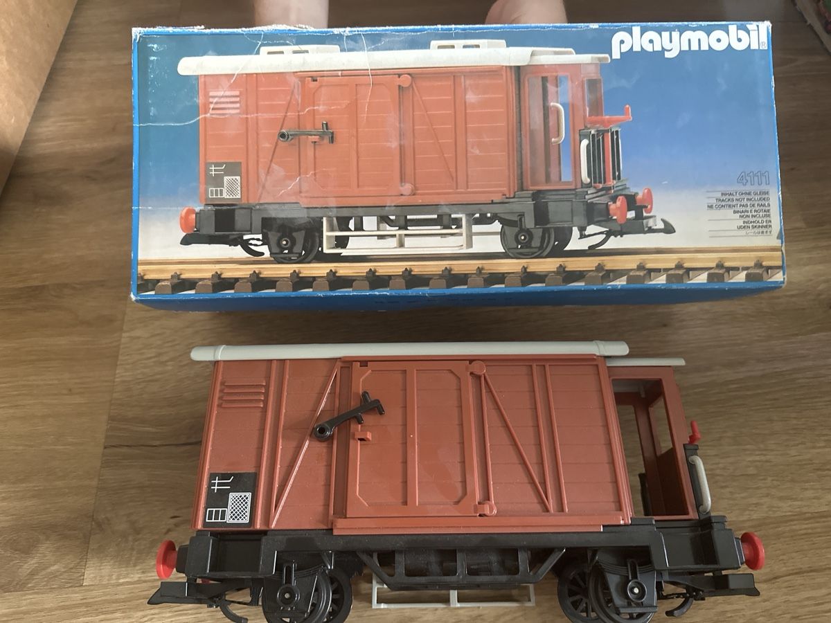 Modellini di ferrovie: Playmobil Eisenbahn Waggon 4111 – Usato da Mörschwil venduto da Alrud99