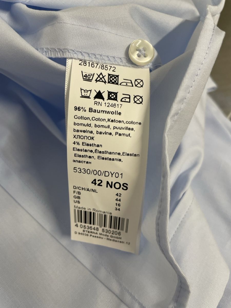 Eterna Blusen: Eterna Damen Bluse hellblau gr 42 – Neu (gemäss Beschreibung) aus Zürich von robbe85 1