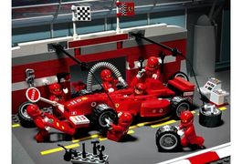 LEGO® Racers 8375 Ferrari F1 Pit Set - No Box