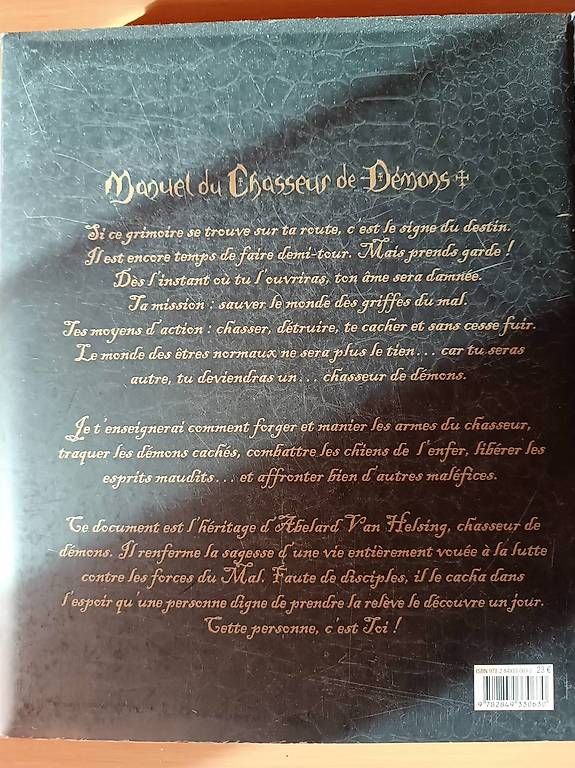 Libri: Manuel du Chasseur de Démons - Abelard Van Helsing – Usato da Cornaux NE venduto da Mimi983 2