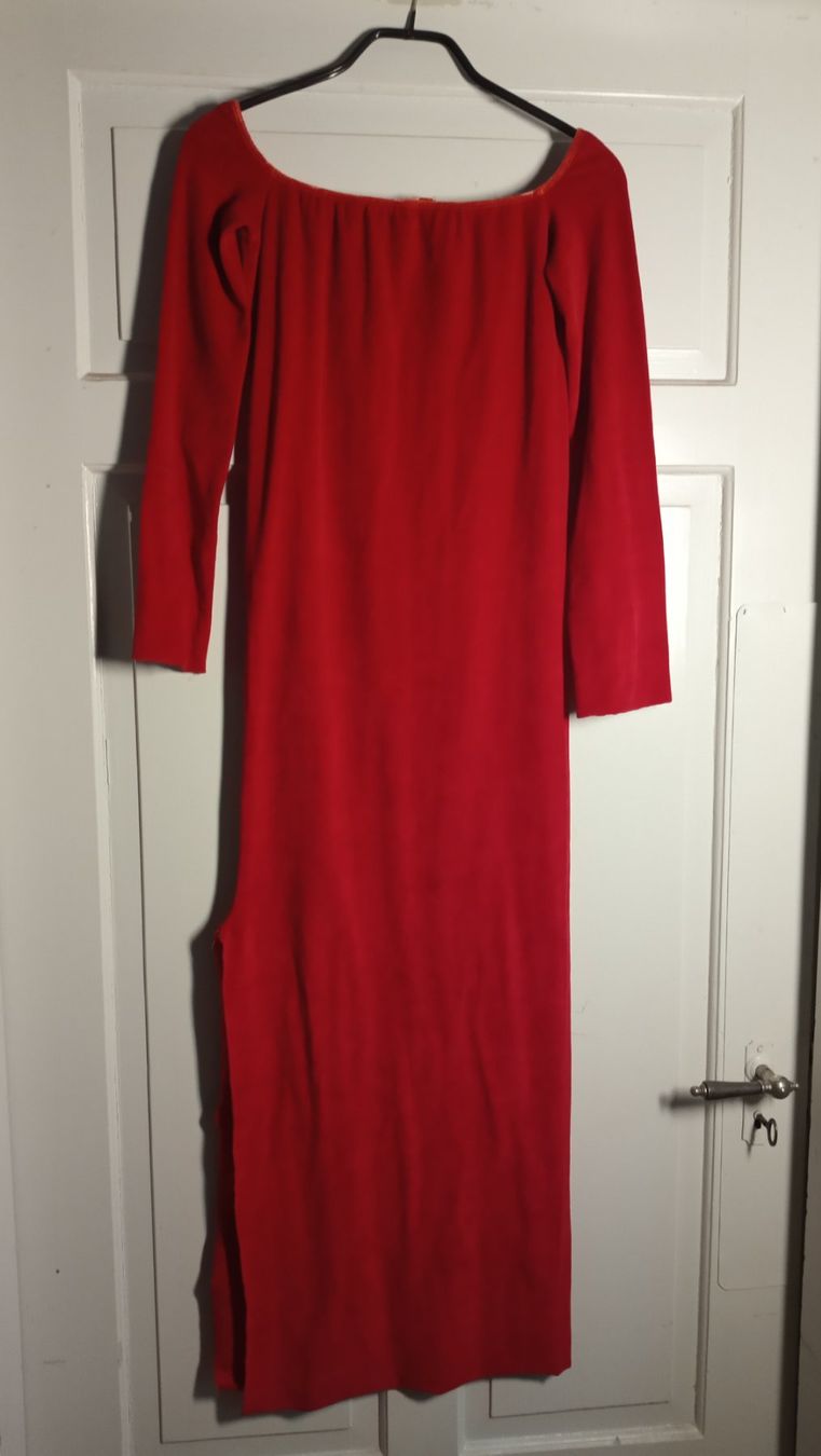 Vestiti: Romantisches Samtkleid Abendkleid Maxikleid mit Schlitz XS – Usato da St. Gallen venduto da Hereplaysmusic 2