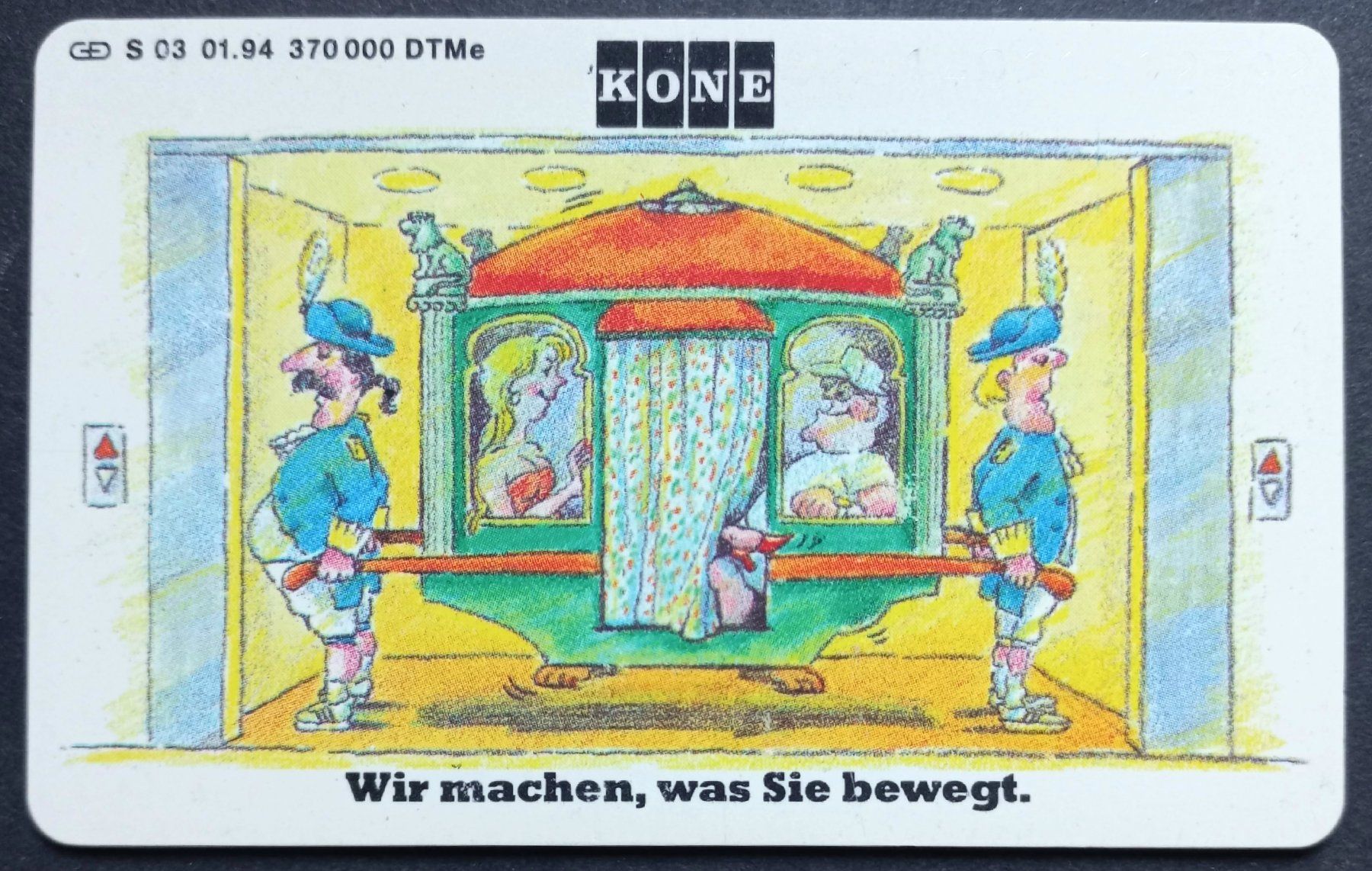 Telefon- & Taxkarten: Taxcard - KONE Aufzug - D – Gebraucht aus Niederuzwil von lubimaja