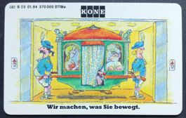 Taxcard - KONE Aufzug - D